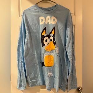 Men’s medium Bluey Dad long sleeve